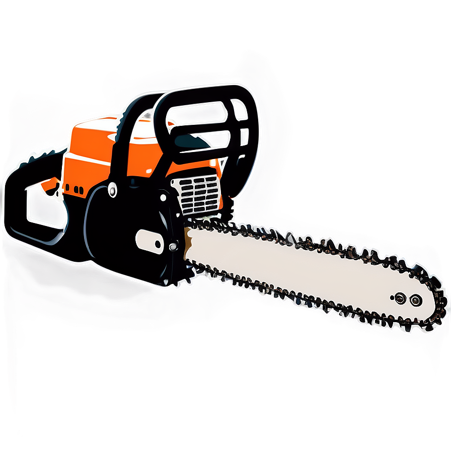 Chainsaw Silhouette Image Png Fea PNG Image