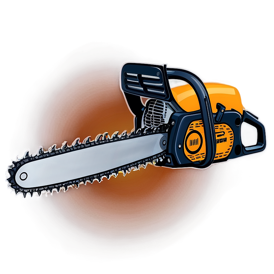 Chainsaw With Flames Design Png 05252024 PNG Image