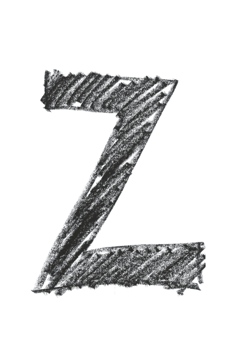 Chalk Drawn Number Seven PNG Image