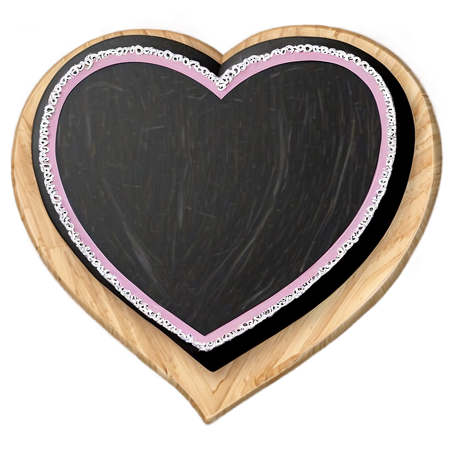 Chalkboard Heart Clipart Png 27 PNG Image