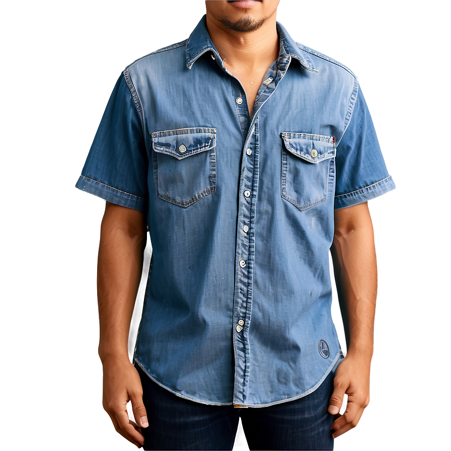 Chambray Shirt Pocket Layout Png 58 PNG Image