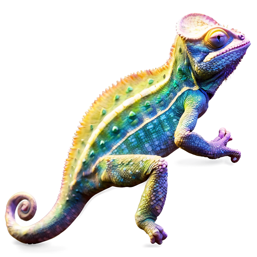 Chameleon Silhouette Side View Png 06242024 PNG Image