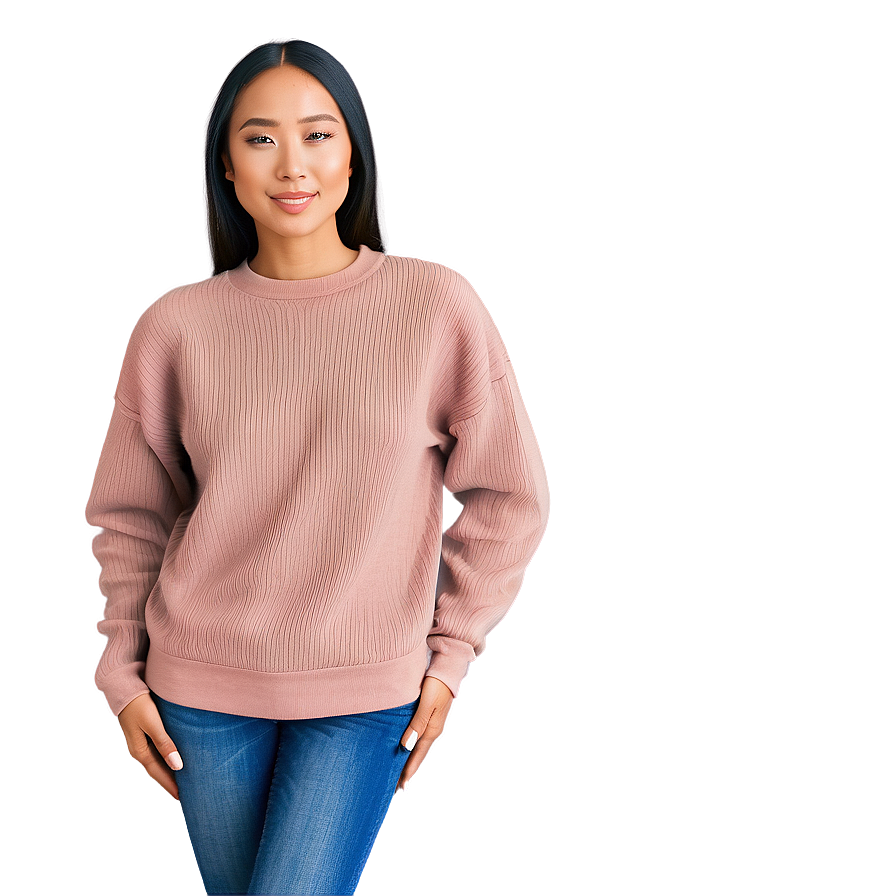 Champagne Pink Sweater Png Cbg4 PNG Image