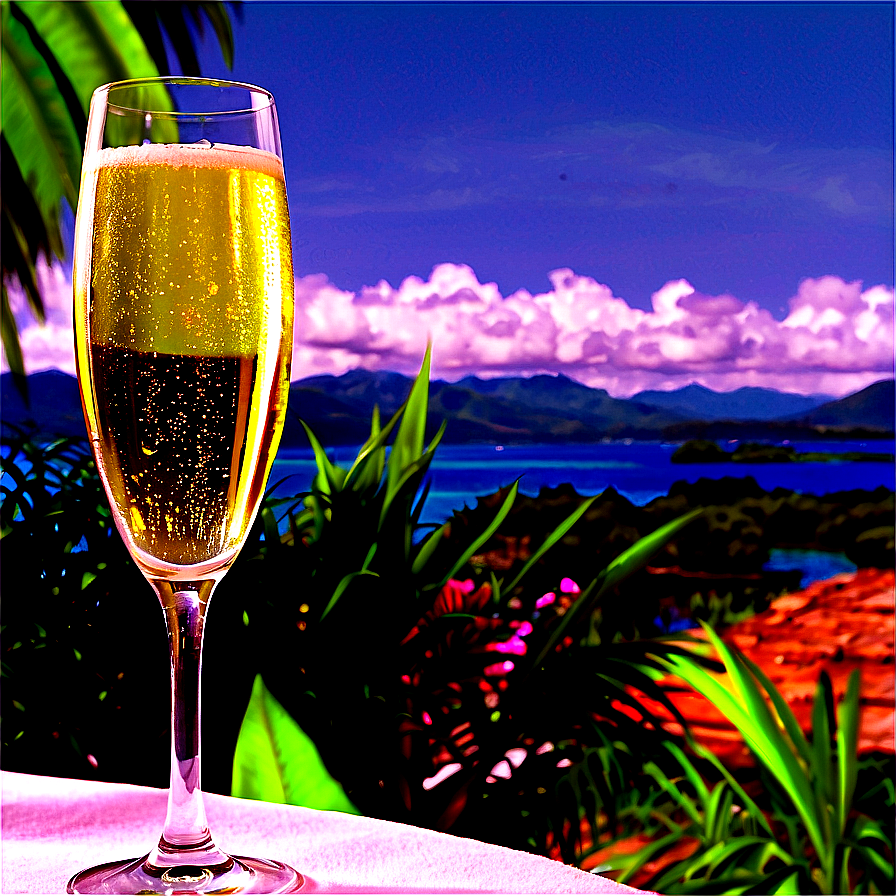 Champagne With View Png Kvo27 PNG Image