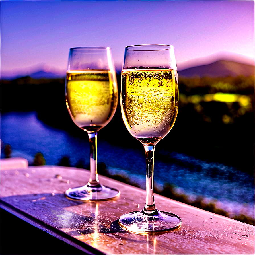 Champagne With View Png Tvd PNG Image