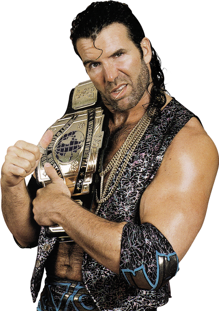 Champion Wrestlerwith Belt PNG Image