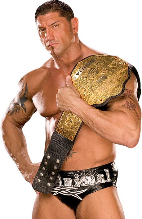 Champion Wrestlerwith Belt PNG Image