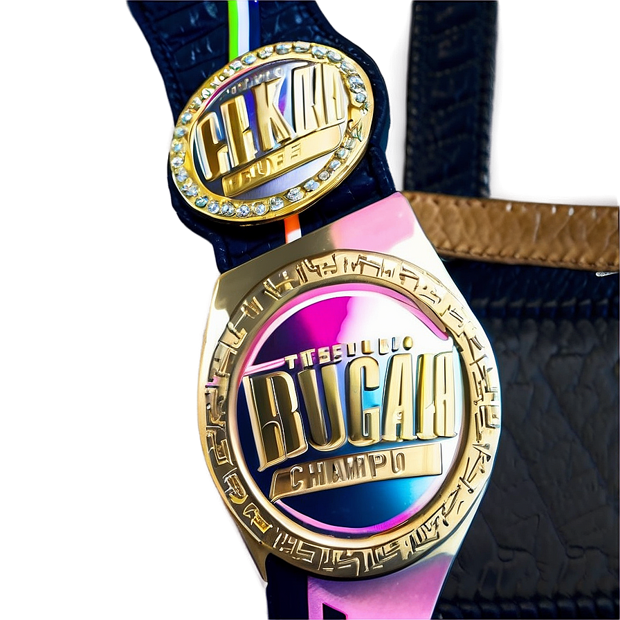 Championship Belt Detail Jake Paul PNG Image