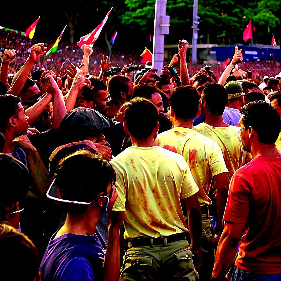 Chaos At The Riot Png 22 PNG Image