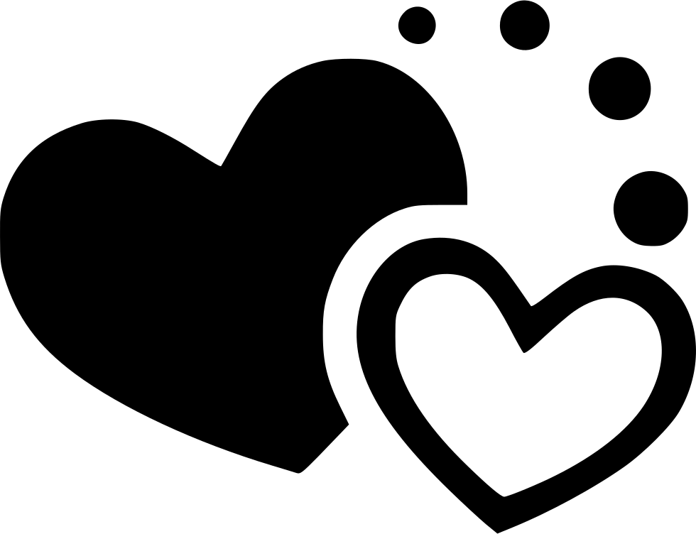 Charitable Hearts Graphic PNG Image