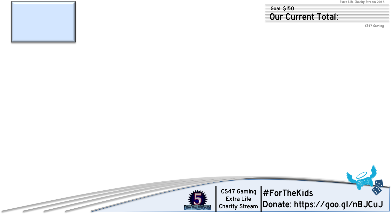 Charity Stream Overlay Design PNG Image