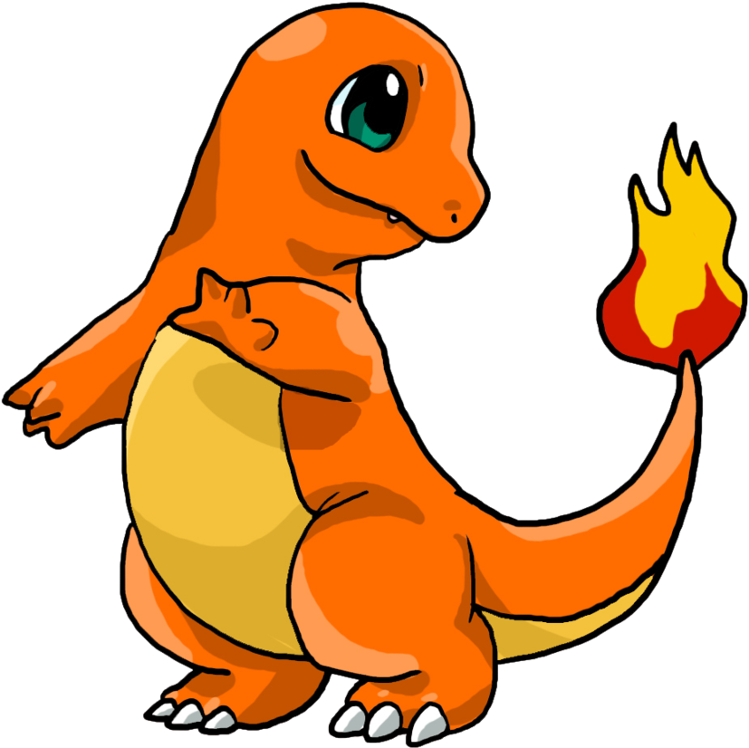 Charmander Pokemon Illustration PNG Image