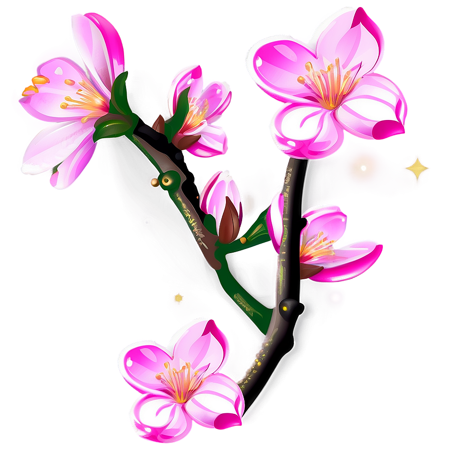 Charming Blossom Clipart Png 06202024 PNG Image