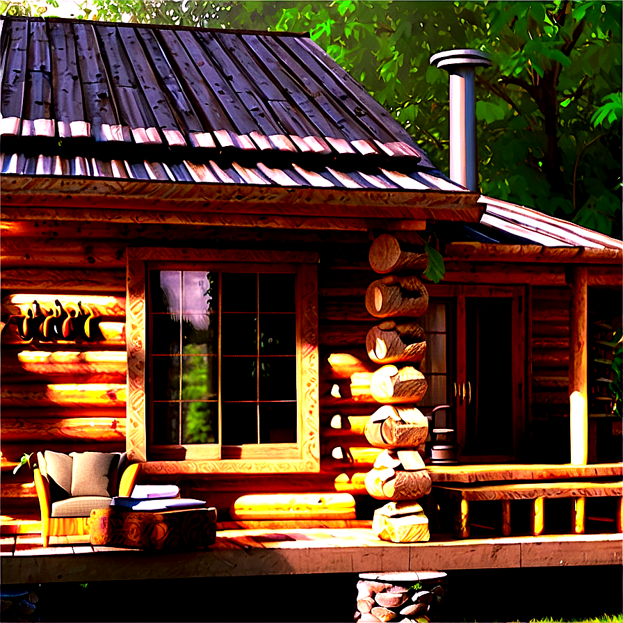 Charming Log Cabin Interior Png 86 PNG Image