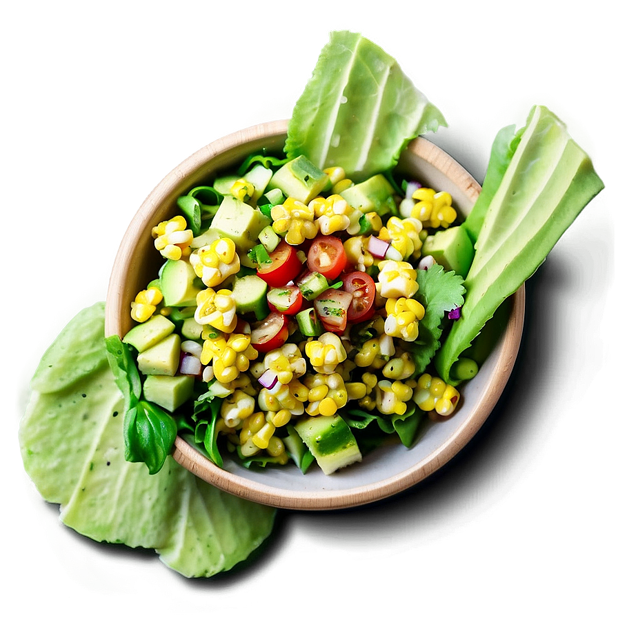 Charred Corn Avocado Salad Png 05232024 PNG Image