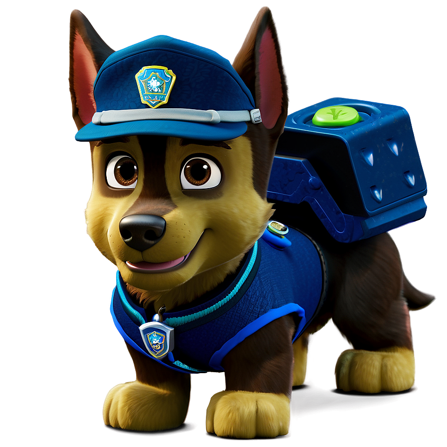 Chase Police Dog Paw Patrol Png 19 PNG Image