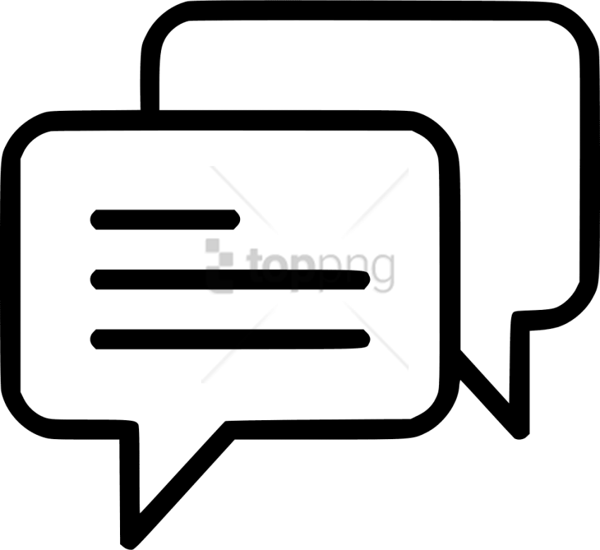 Chat Bubble Icon Graphic PNG Image