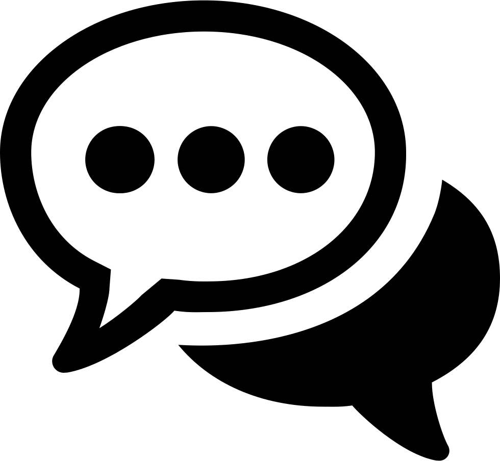 Chat Bubble Icon Graphic PNG Image