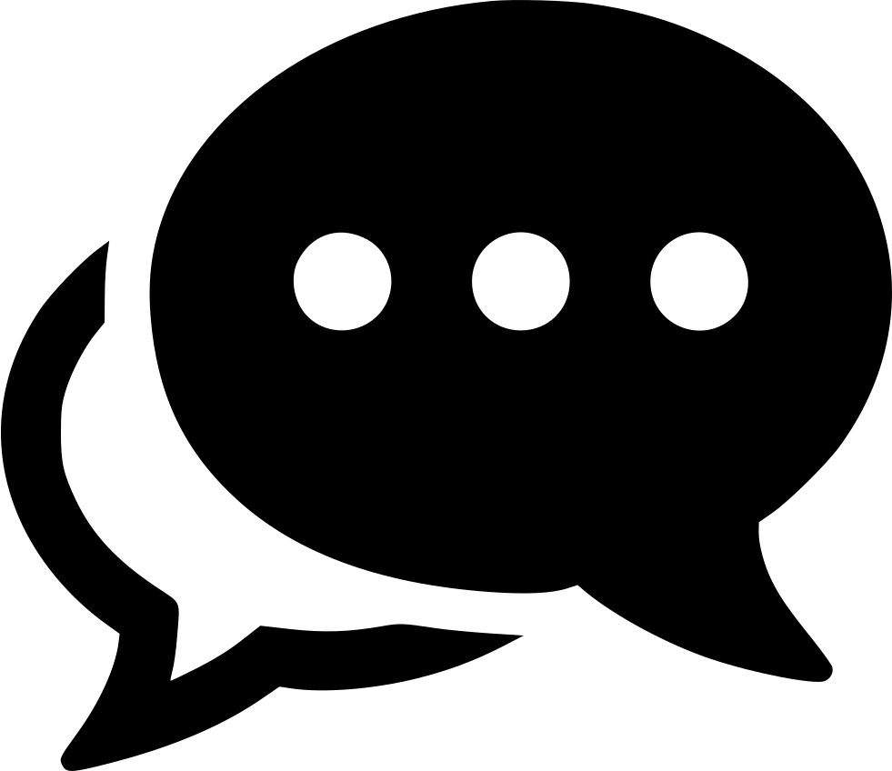 Chat Bubbles Icon PNG Image