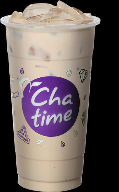 Chatime Bubble Tea Cup PNG Image