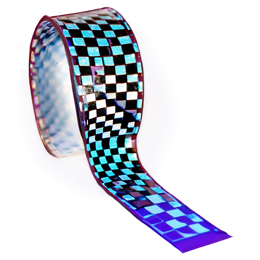 Checkerboard Ribbon Png Gvk PNG Image