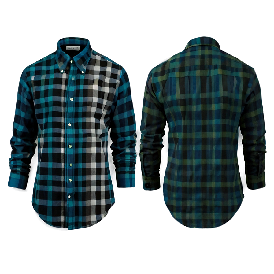 Checkered Collar Shirt Png Yjg39 PNG Image