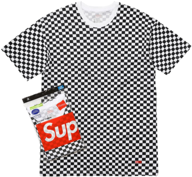 Checkered Shirtwith Red Label PNG Image