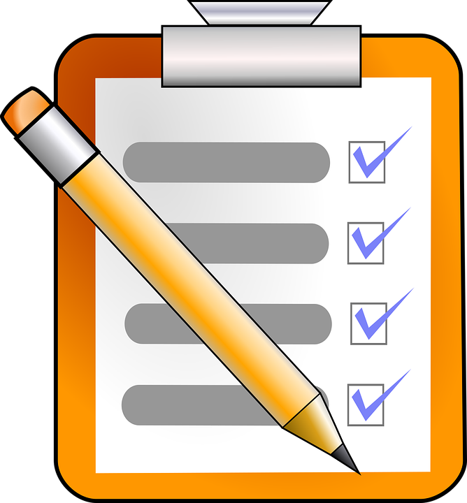 Checklist Clipboard Pencil Icon PNG Image