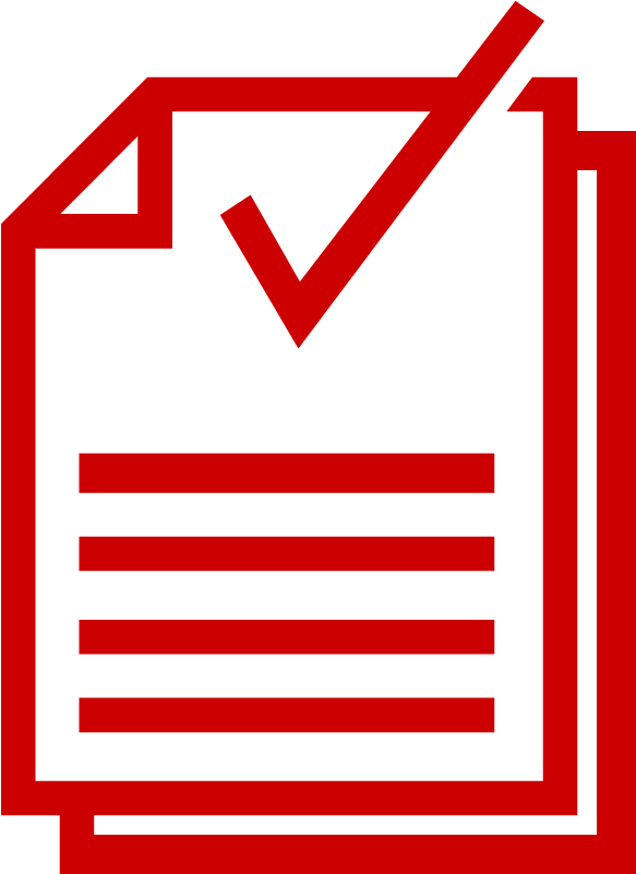 Checklist Icon Redand Blue PNG Image