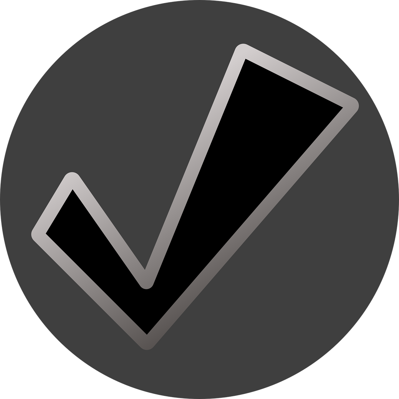 Checkmark Icon Graphic PNG Image