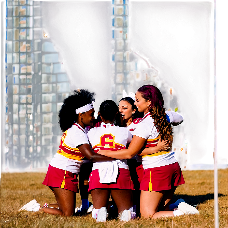 Cheer Squad Huddle Png Gdd PNG Image