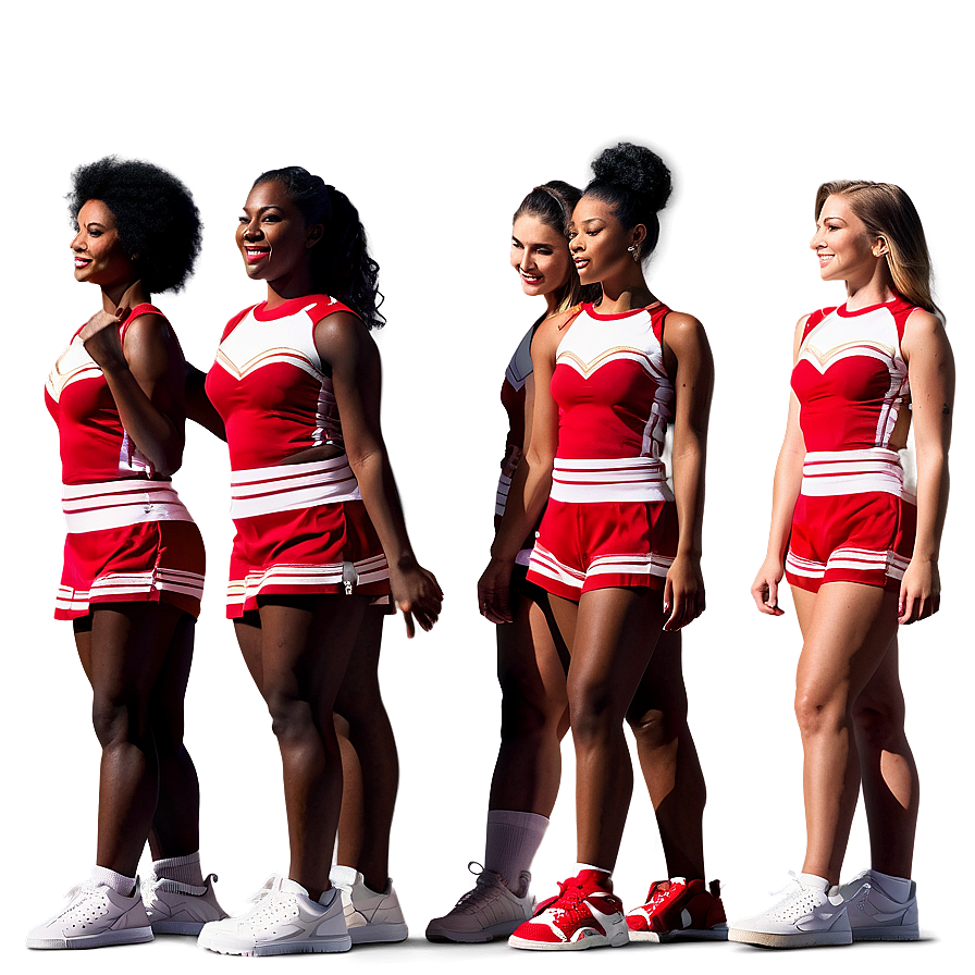 Cheer Squad In Formation Png Frn PNG Image