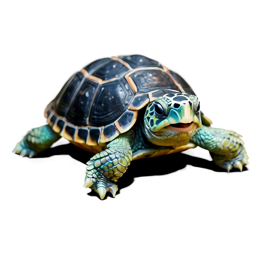 Cheerful Baby Turtle Png Lii PNG Image