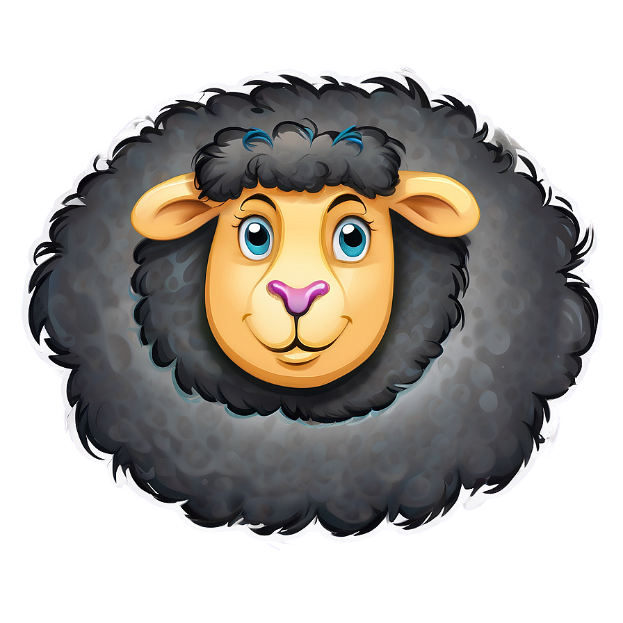 Cheerful Cartoon Sheep Png Rio PNG Image