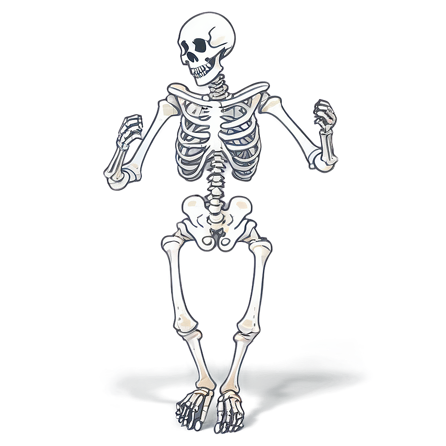 Cheerful Skeleton Dancing Png Atr41 PNG Image