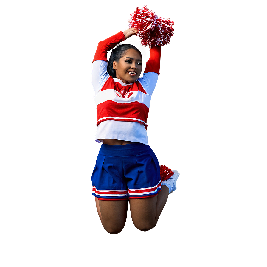 Cheerleader Jumping High Png Xby PNG Image