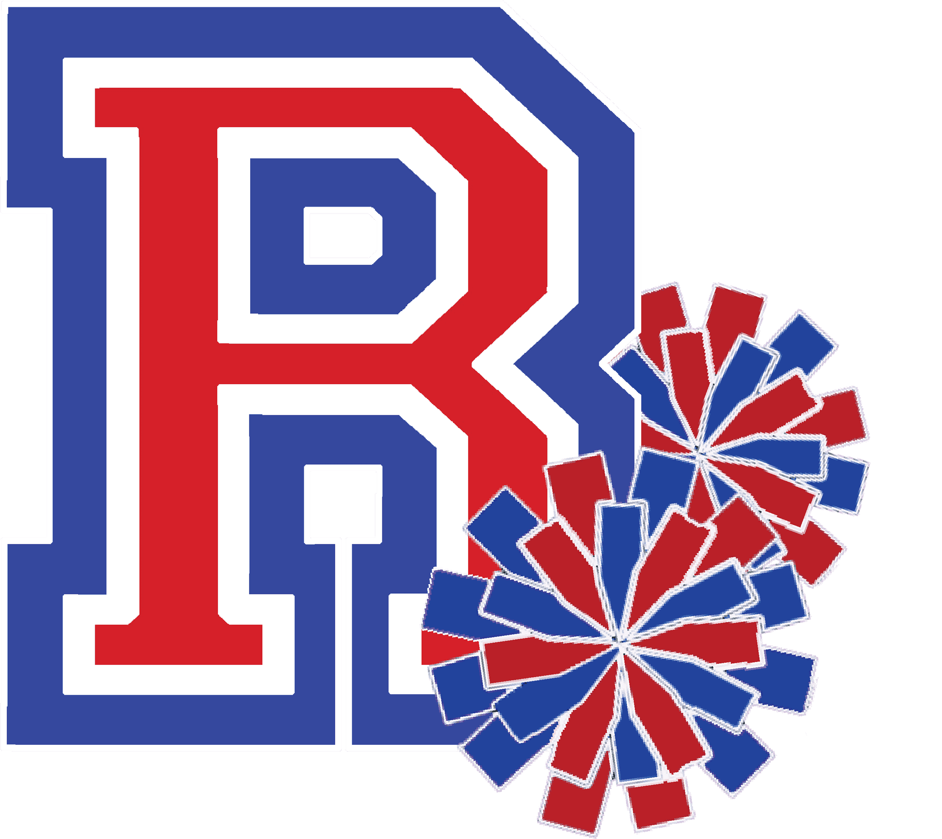 Cheerleading Pom Pomsand Letter R PNG Image