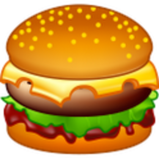 Cheeseburger_ Emoji_ Art PNG Image