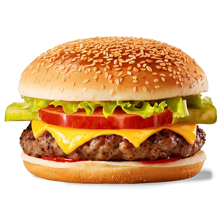 Cheeseburger Picnic Classic Png Lkf PNG Image