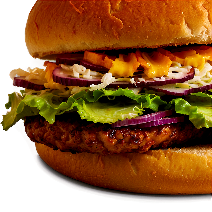 Cheeseburger With Coleslaw Png Owf PNG Image