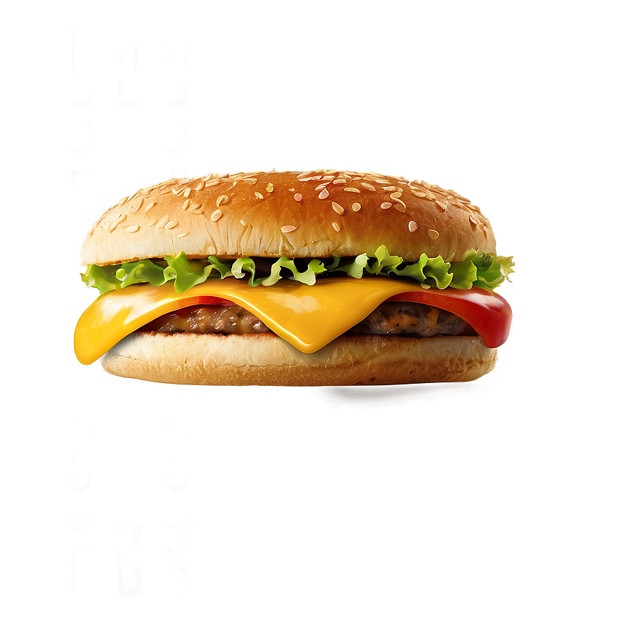 Cheeseburger With Tomato Png 16 PNG Image