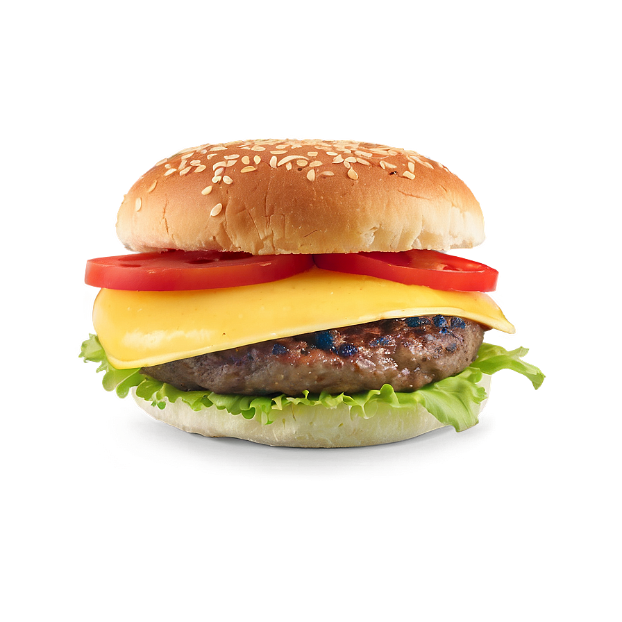 Cheeseburger With Truffle Oil Png Jff PNG Image