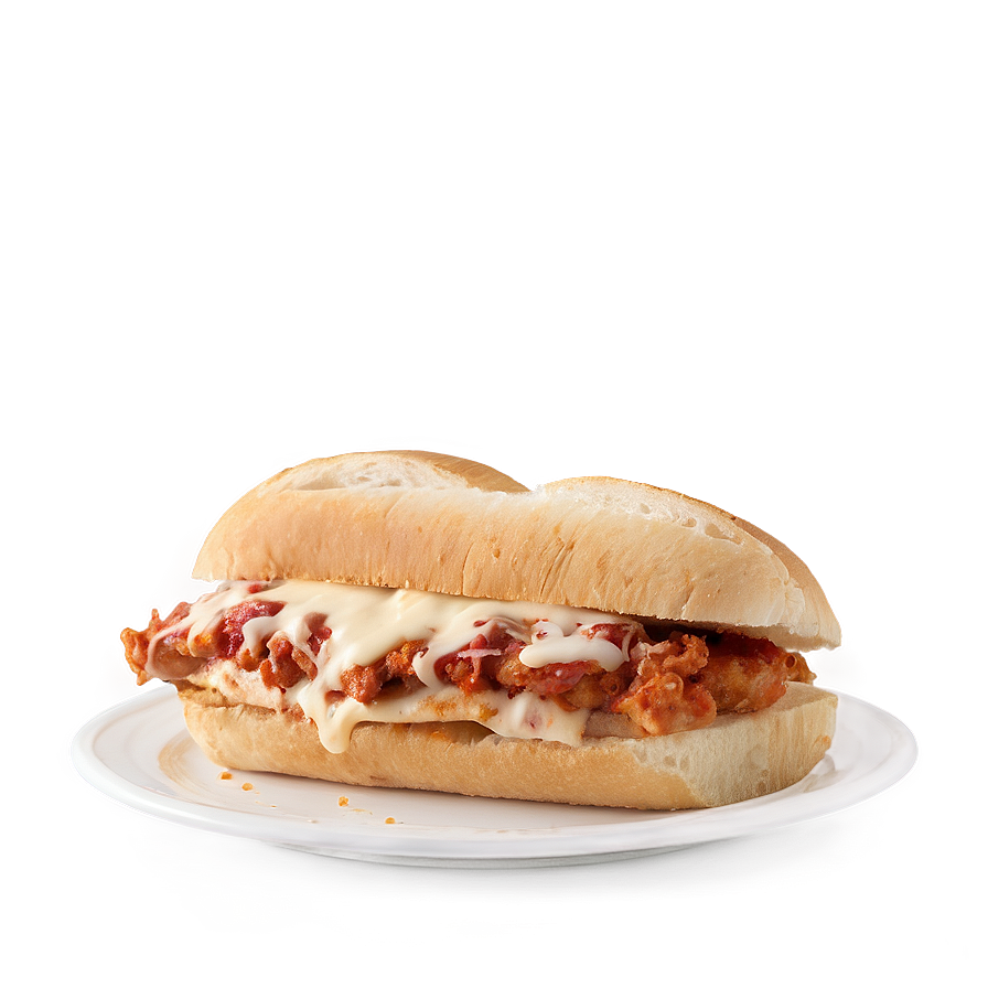 Cheesy Chicken Parmesan Sandwich Png Vkn43 PNG Image