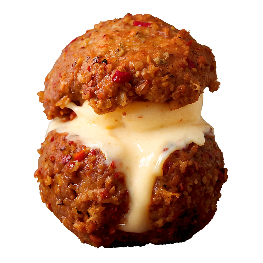 Cheesy Meatball Delight.png PNG Image