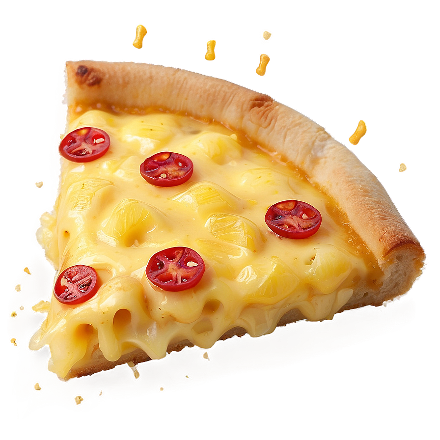 Cheesy Pineapple Pizza Treat Png Hrh88 PNG Image