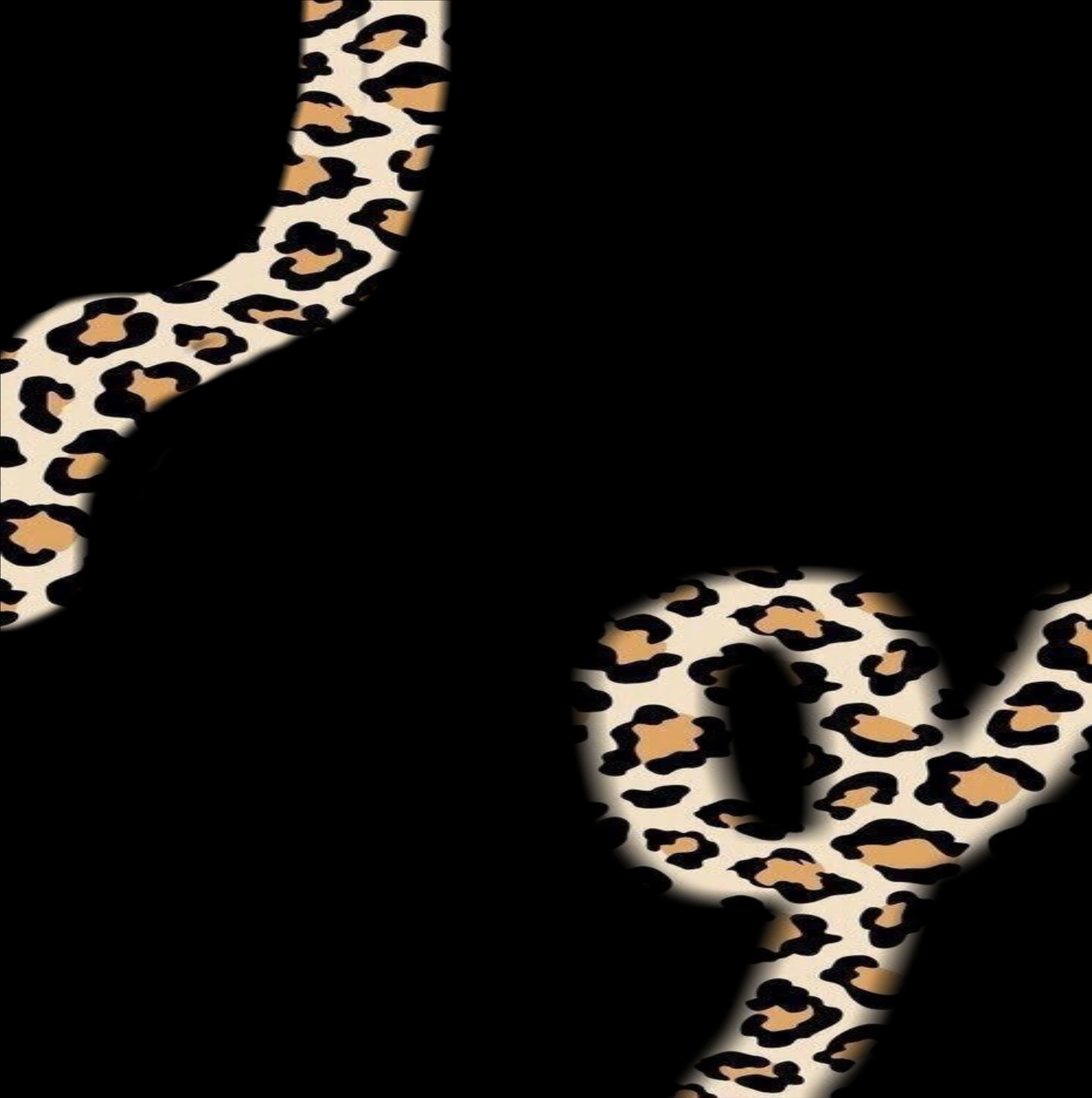 Cheetah Print Abstract Design PNG Image