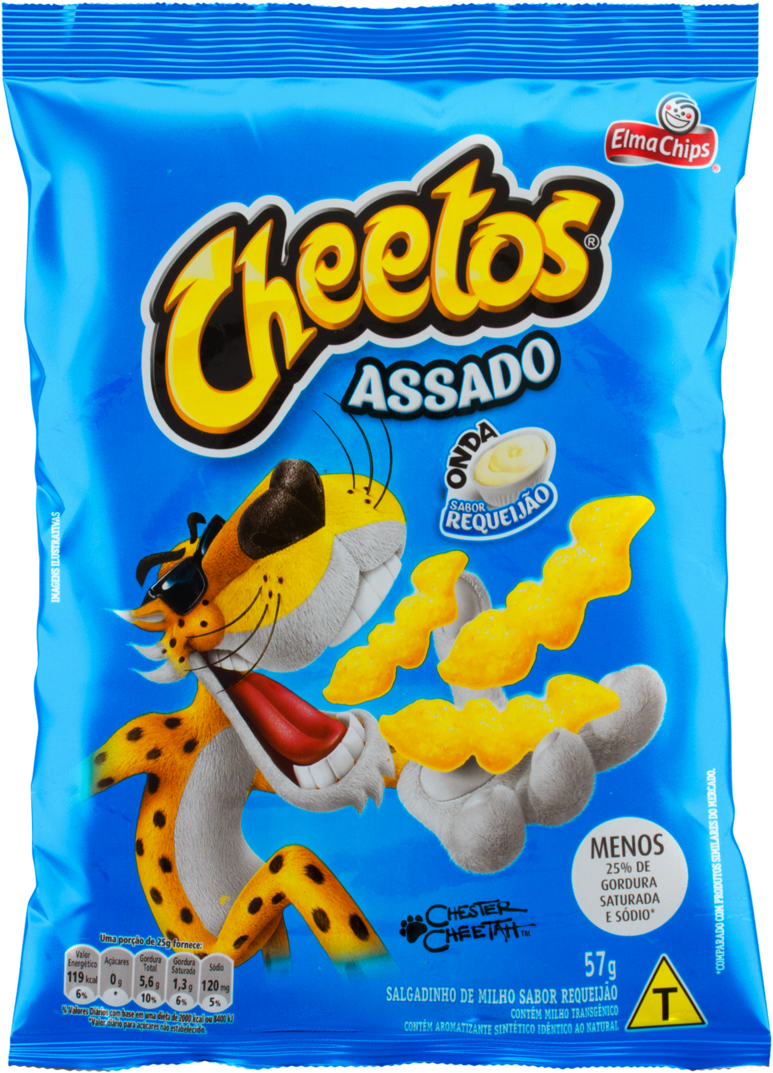 Cheetos Assado Requeijao Flavor Package Brazil PNG Image