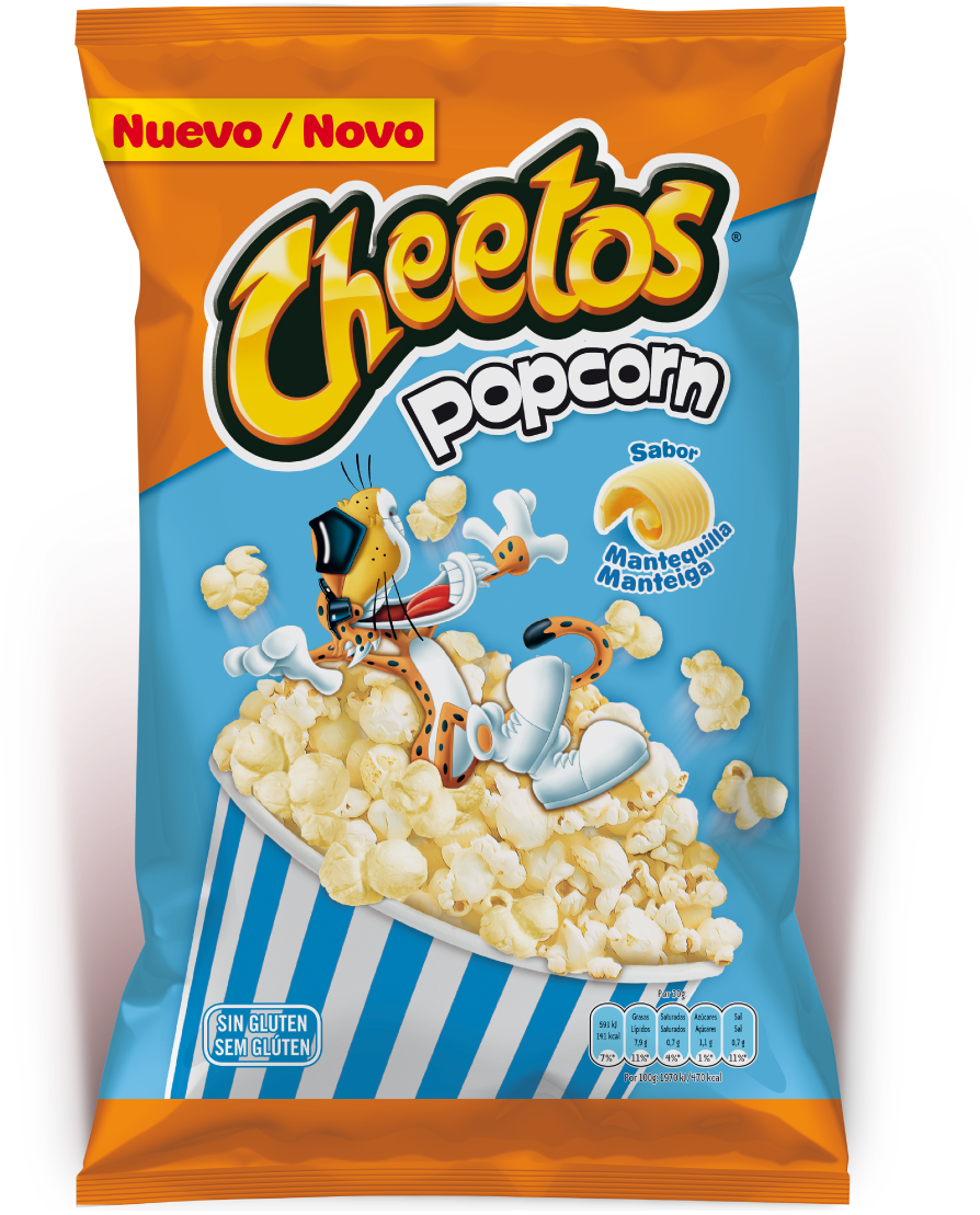 Cheetos Popcorn Butter Flavor Package PNG Image