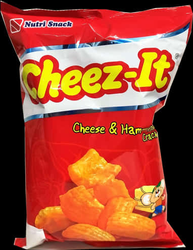 Cheez It Cheese Ham Crackers Package PNG Image