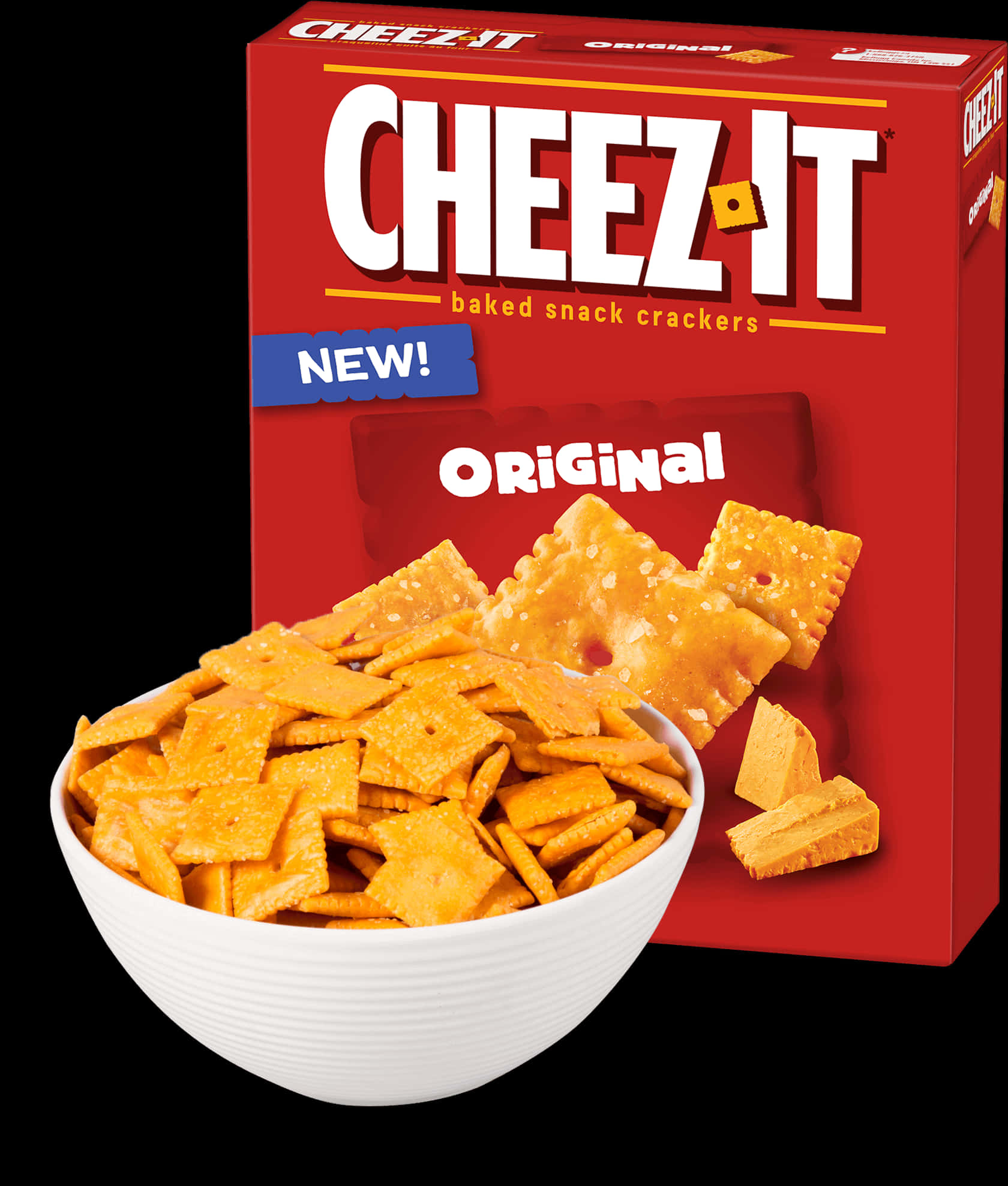 Cheez It Original Snack Crackers Box PNG Image